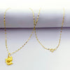 18k Gold Kitty Necklace
