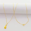 18k Gold Tear Drop Necklace