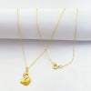 18k Gold Swan Necklace