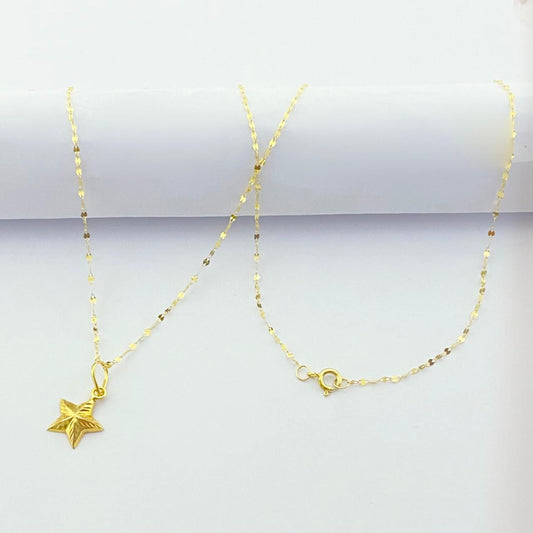 18k Gold Super Star Jewelry Set
