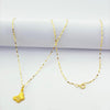 18k Gold Butterfly field Necklace