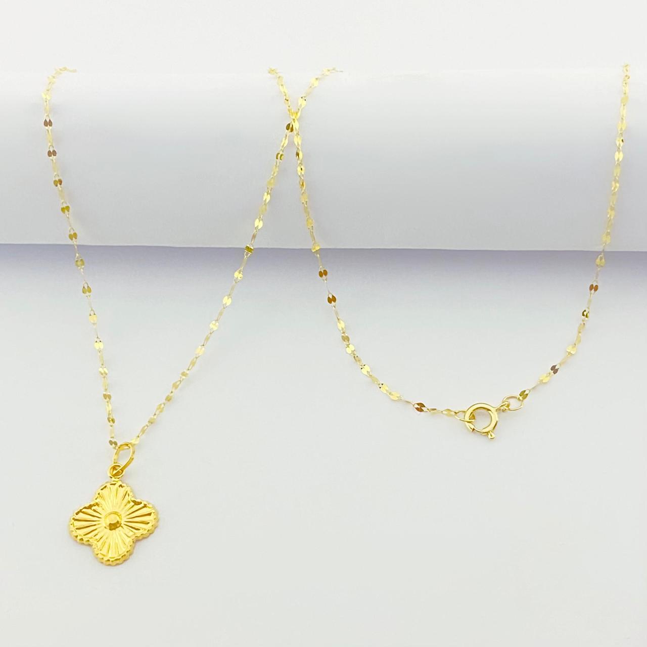 18k Gold VC dot Necklace