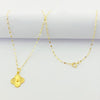 18K Real Gold VC Dot Necklace - Embellish Gold