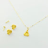 18k Gold Love Knot Jewelry Set