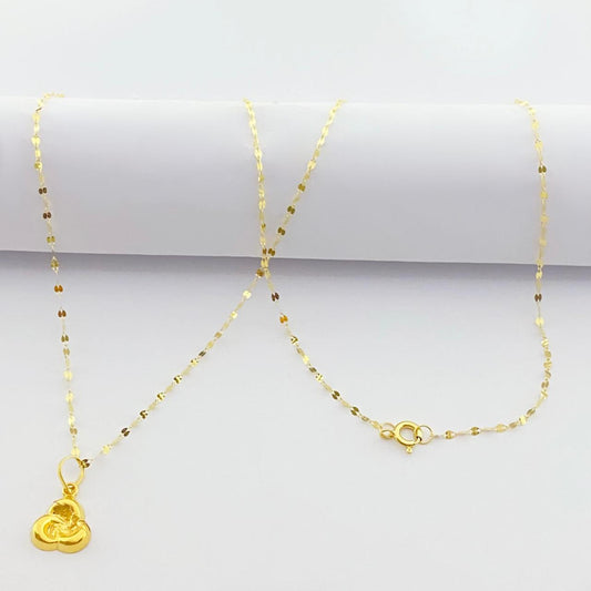 18k Gold Love Knot Jewelry Set