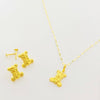 18k Gold Teddy Earrings