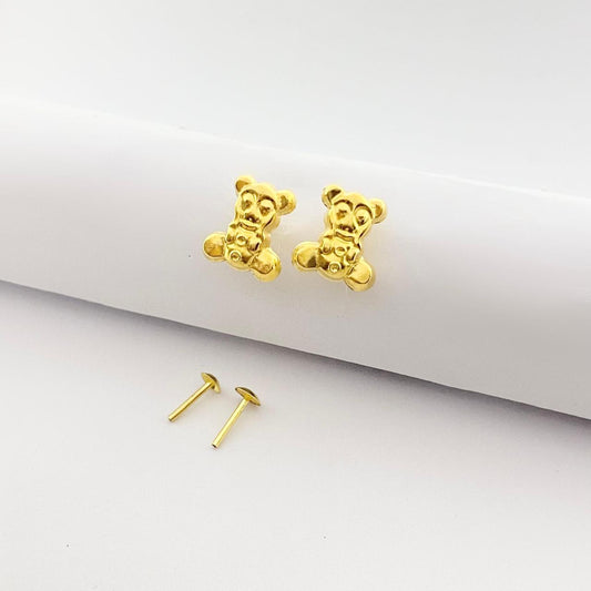 18k Gold Teddy Jewelry Set