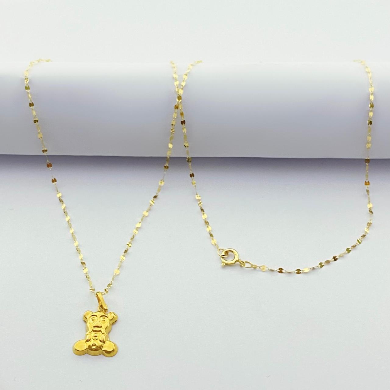18k Gold Teddy Jewelry Set