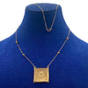 18k Gold Arabic Style Necklace