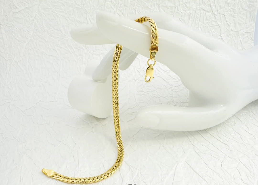 18k Gold Cobra Bracelet