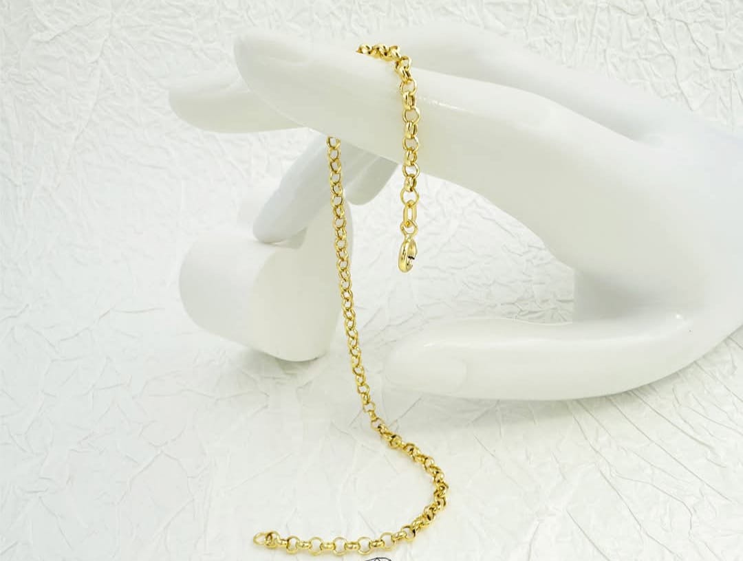 18k Gold Rolo Bracelet