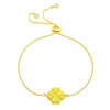 18K Gold Pendant with Plated Chain Bracelet (No:5)