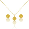 18k Gold Crown Jewelry Set