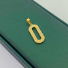 18k Clip Style Pendant