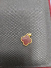 18k Gold Jade Clove Pendant