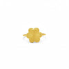 18k Gold Flower Lines Rings
