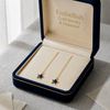 18k Black Star Tictac Earrings