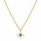 18k Gold Amulet Necklace