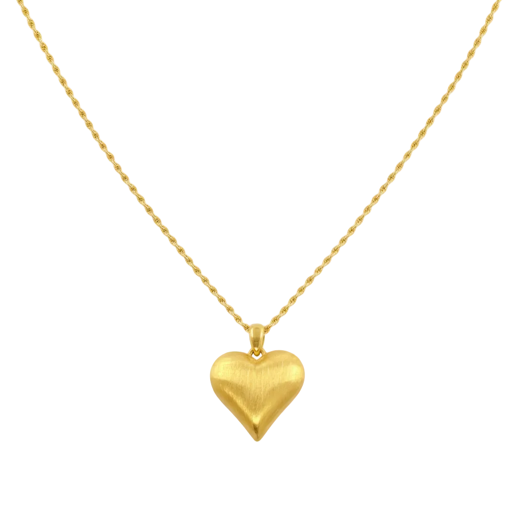 18k Gold Ivana Heart Necklace