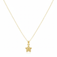18K Real Gold Star Necklace