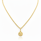 18K Real Gold Jesus Necklace