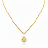 18K Real Gold Jesus Necklace