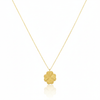 18K Gold Flower Necklace