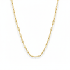 18K Real Gold Paper Clip Chain