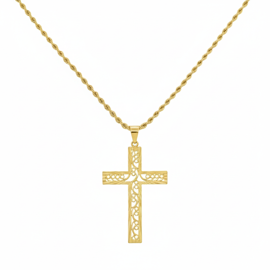 18k Gold Lavaliere Necklace