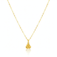 18K Real Gold Love Knot Necklace