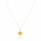 18K Real Gold Peacock Necklace