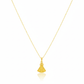 18K Real Gold  Ribbon Necklace