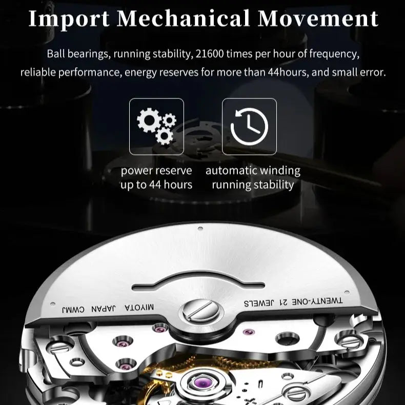 OLEVS 6657 Imported Automatic Movement Men's Watches