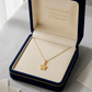 18K Real Gold Star Necklace
