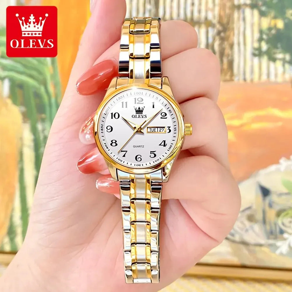 OLEVS 5567 Luxury Quartz Watch for Women