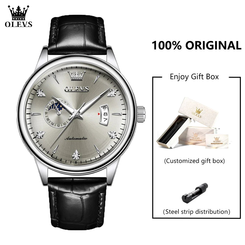 OLEVS 7040 24h Moon Phase Men's Watch