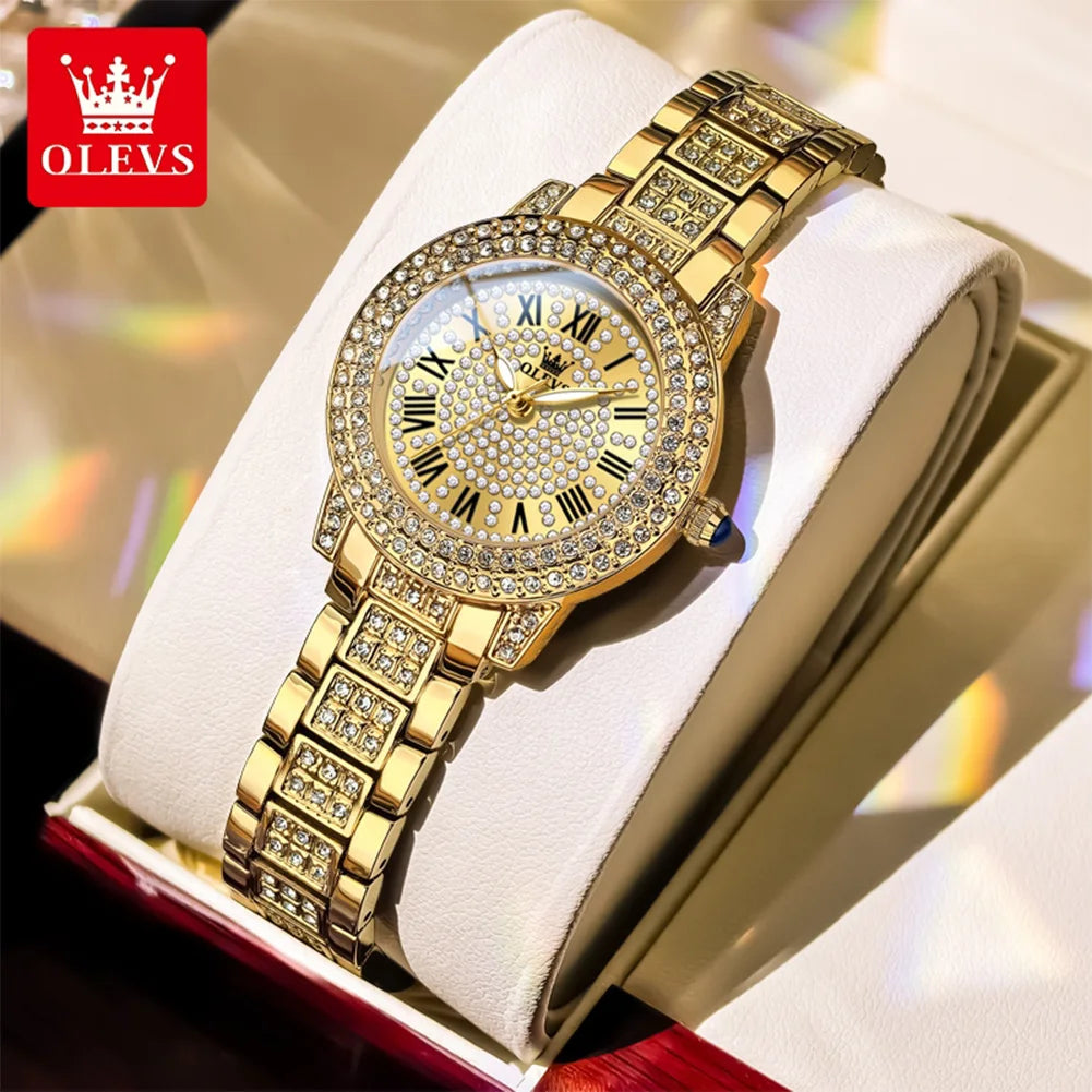 OLEVS 9943 Luxury Diamond Women Watch