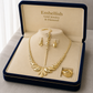 18k Gold Teardrop Inspired Jewelry Set