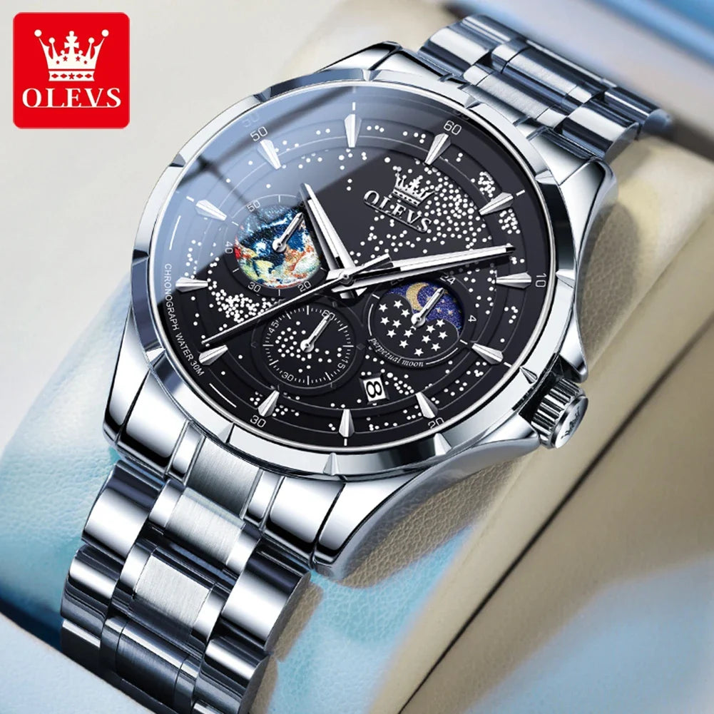 OELVS 5538 Steel Strap Men's Watch