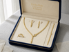 18k Gold Cobra Jewelry Set