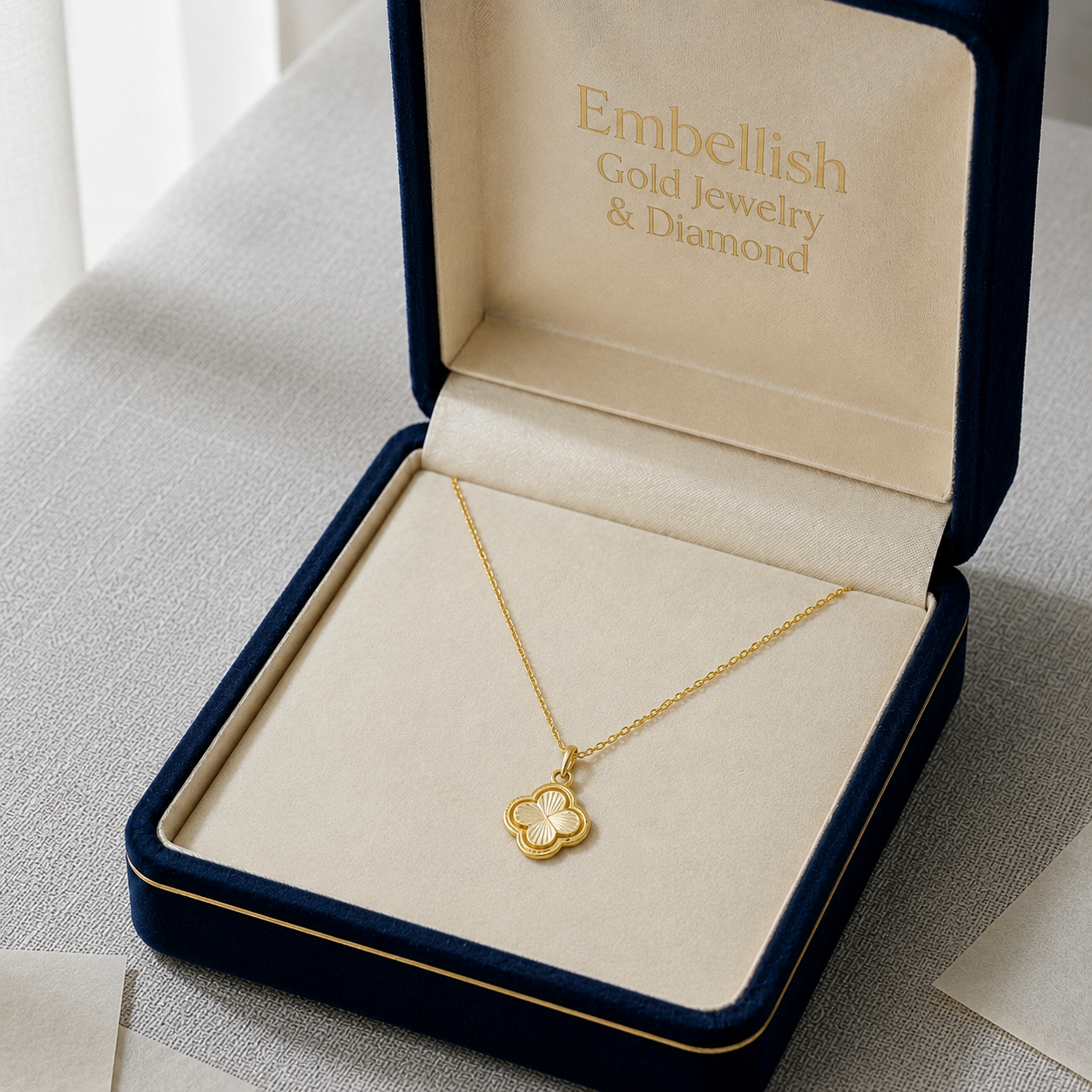 18K Real Gold VC Necklace