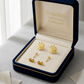 18k Gold Octa Flower Earrings