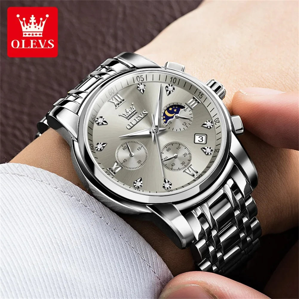 OLEVS 2858 Quartz Watch for Men