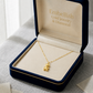 18K Real Gold Teddy Necklace