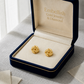 18k Gold Cinnamon Earrings