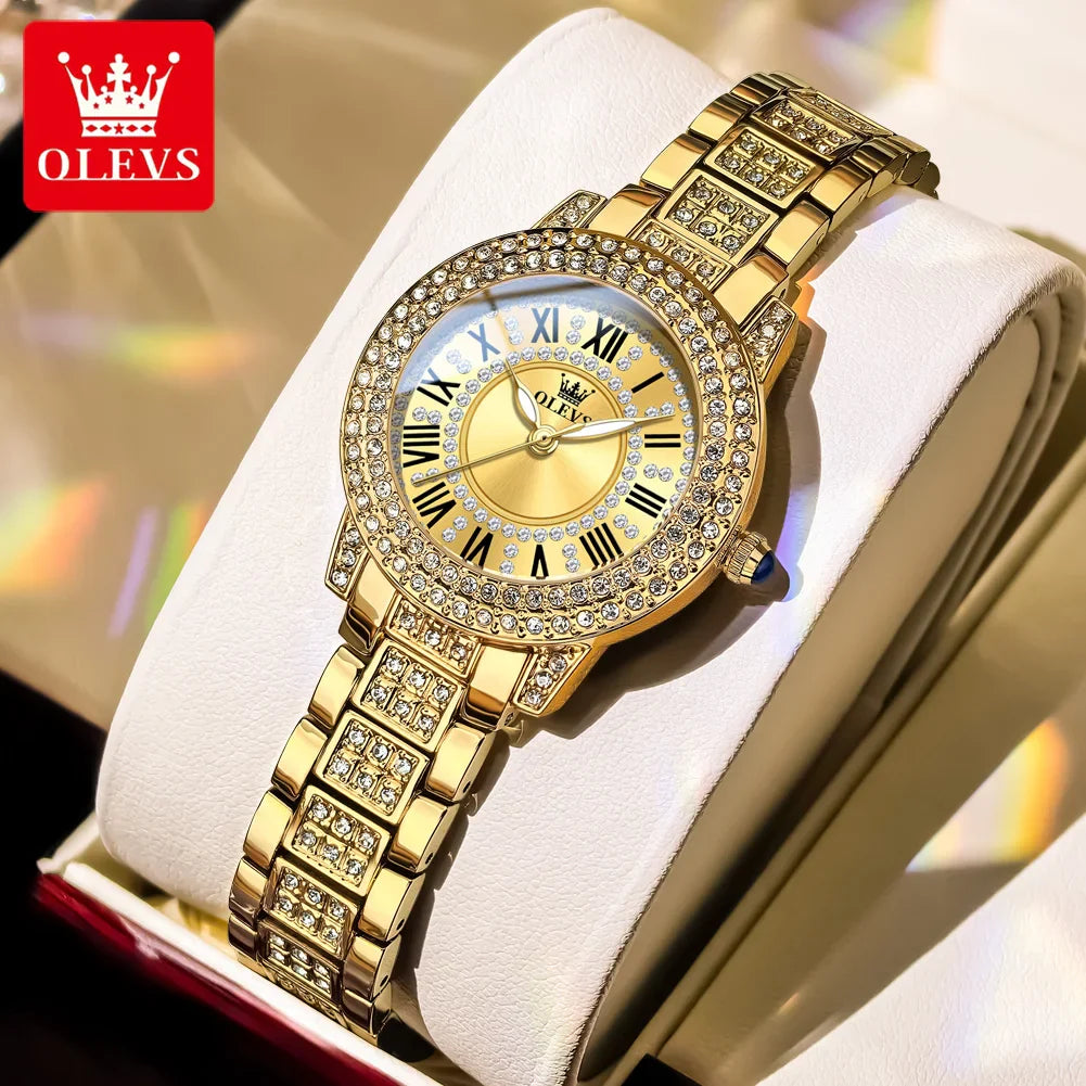 OLEVS 9943 Luxury Diamond Women Watch