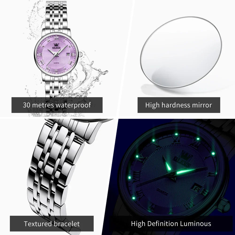 OLEVS 5611 Original Quartz Watch for Ladies