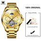 OLEVS 6663 Men Flywheel Fully Automatic Mechanical Watch