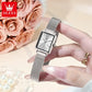 OLEVS 3692 Quartz Wristwatch Gifts Fashion Vintage Square Ultra Thin Ladies Watches