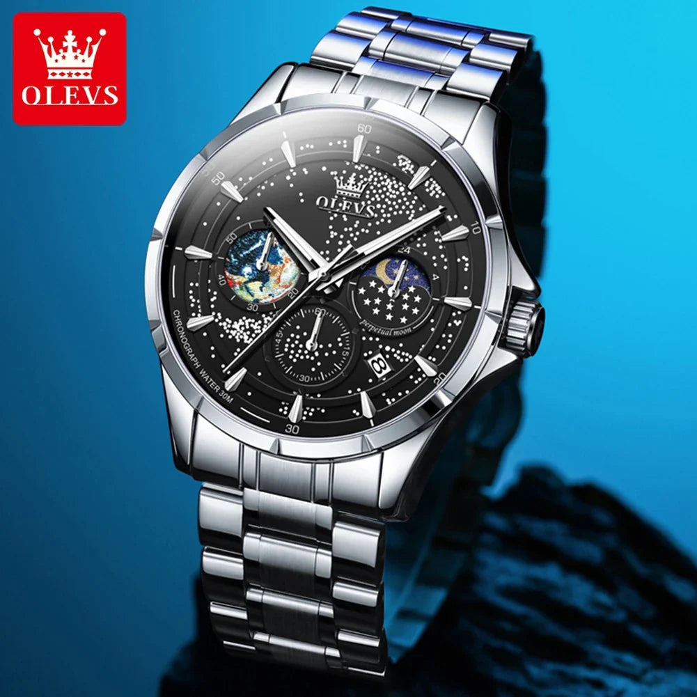 OELVS 5538 Steel Strap Men's Watch